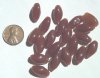 25 17mm Twisted Oval Carnelian